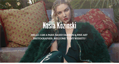 Desktop Screenshot of kasiakozinski.com